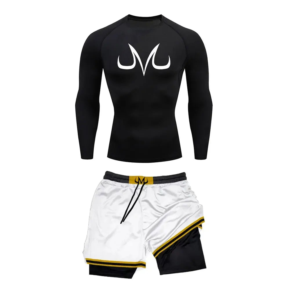 Majin M long sleeve gym set