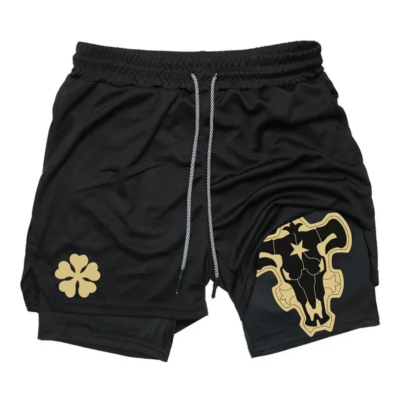 Black Bulls Shorts