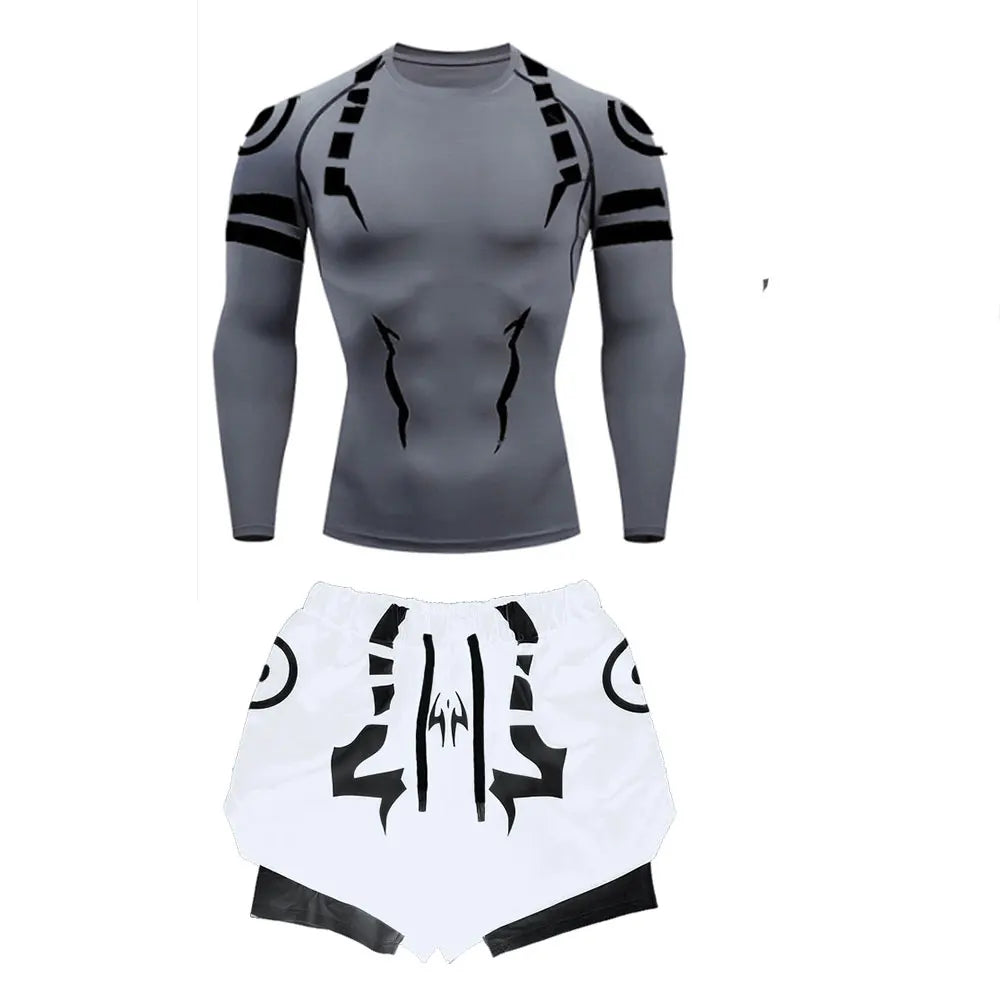 Sukuna long sleeve gym set