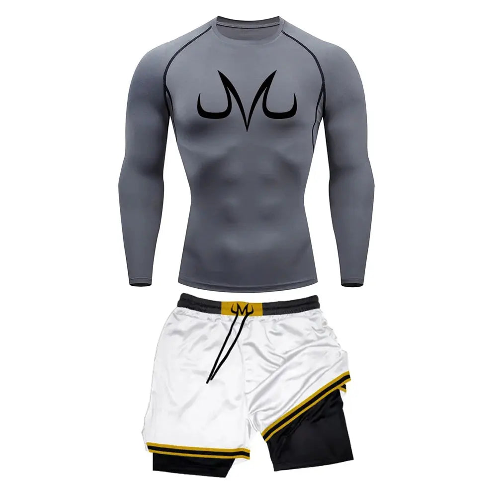 Majin M long sleeve gym set