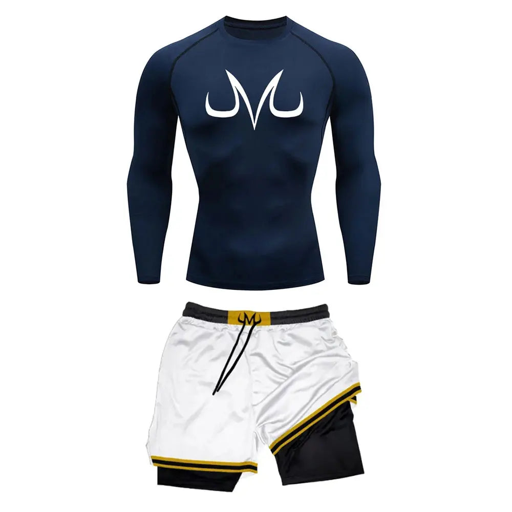 Majin M long sleeve gym set