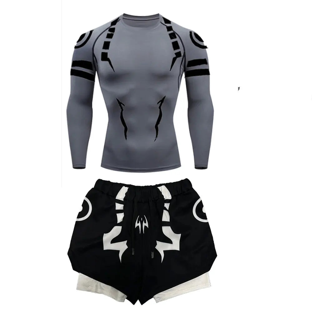 Sukuna long sleeve gym set