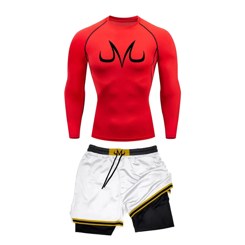 Majin M long sleeve gym set
