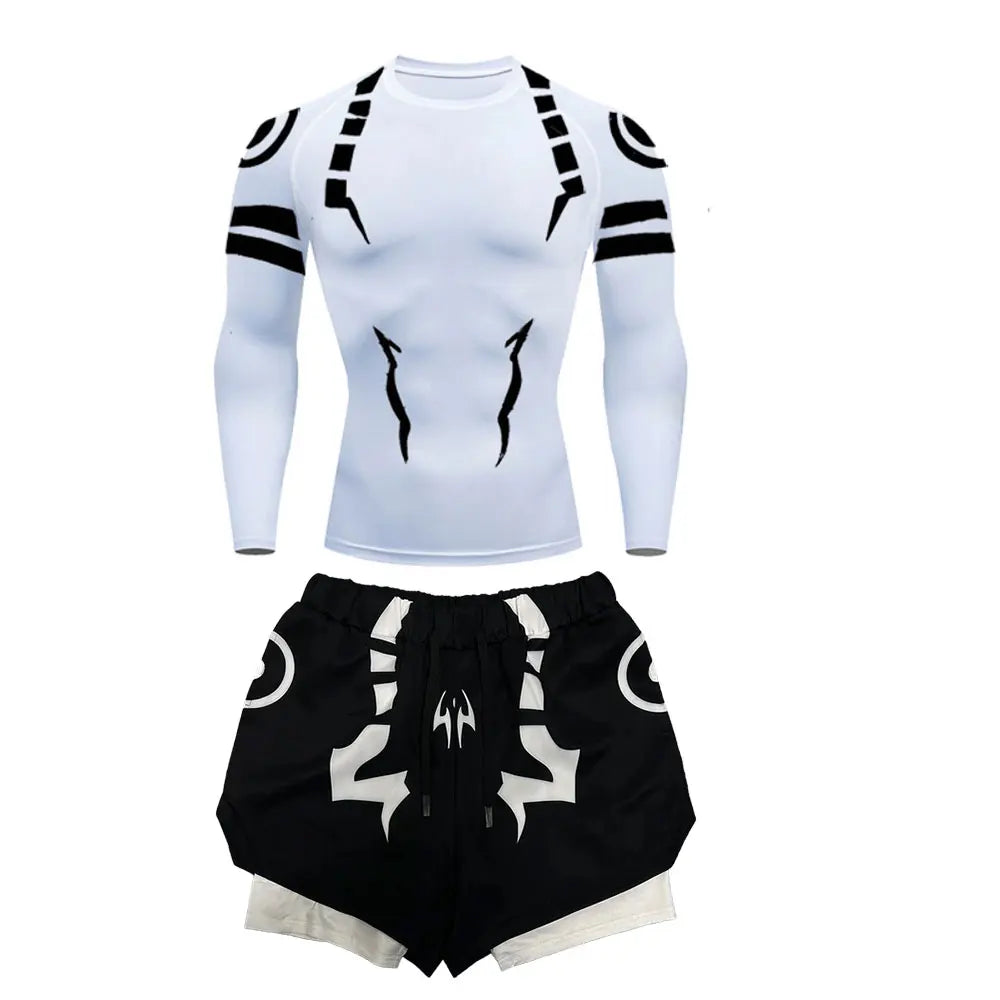Sukuna long sleeve gym set
