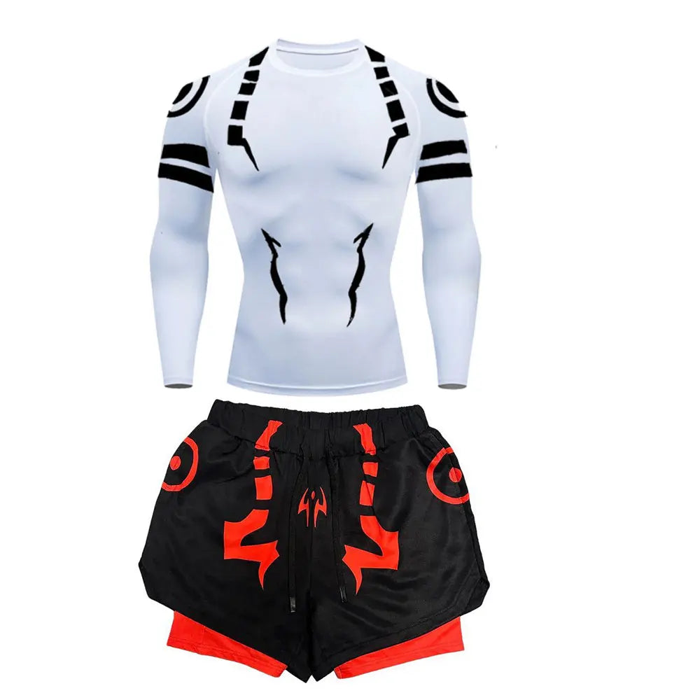 Sukuna long sleeve gym set